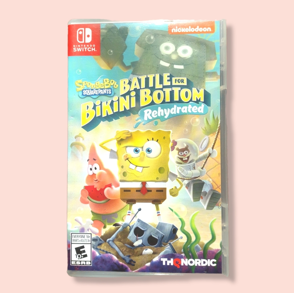 Nintendo Switch SpongeBob Battle of Bikini Bottom Rehydrated